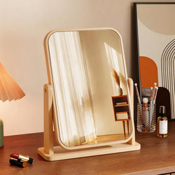 Folding Makeup Mirror for Home Use, Bedroom Desktop Vanity Mirror, Large High-Definition Mirror for Student Dormitory, Beauty Mirror