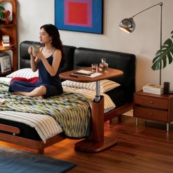 Small Table for Bedroom Bedside, Movable Small Square Table, Vintage Meilade Side Table, Sofa Side Table, Balcony Coffee Table