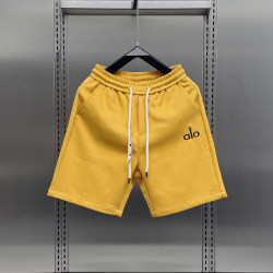 Trendy brand fashion candy color casual embroidered shorts