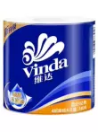 Giấy cuộn Vinda 4 lớp siêu dai 1400g màu xanh cổ điển hình trụ giấy vệ sinh giấy vệ sinh gia đình cuộn lớn 	bìa giấy văn phòng Giấy văn phòng