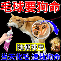 Hairball Removal Cream for Dogs, Special for Pet Dogs, Hairball Removal Savior Snacks, Probiotics for Puppies, Gastrointestinal Medicine