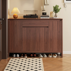 Large-Capacity Shoe Cabinet, Home Entrance Storage Cabinet, Integrated Wall-Mounted New Chinese-Style Entrance Cabinet, 2026 New Model Storage Cabinet