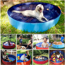 Mobile Outdoor Foldable Swimming Pool Portable Bathtub Pet Dog Cat Bathing and Paddling Pool