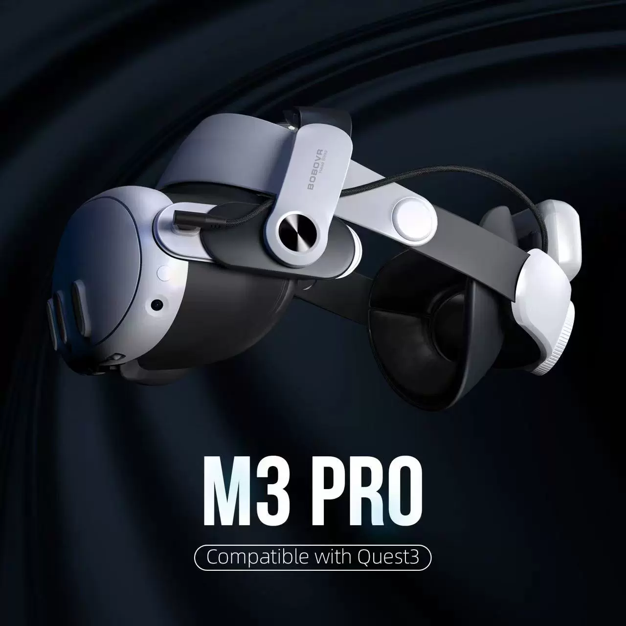 BOBOVR M3PRO頭帶適用於oculus quest3頭戴配件磁吸電池續航久換