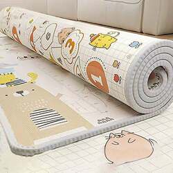 Baby Crawling Mat, Infant Crawling Mat, Thickened Whole-Piece Splicing Foldable Foam Mat, Floor Mat for Home Use