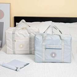 Large-Capacity Travel Bag That Can Be Attached to a Trolley Suitcase, Portable Student Quilt Storage Bag, Portable Maternity Bag, Clothing Storage