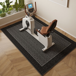 Floor Mat, Spinning Bike Mat, Sports Fitness Equipment, Treadmill, Elliptical Machine, Shock-Absorbing, Soundproof, Non-Slip, Silent Carpet