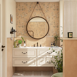 Guangdong Foshan Tiles Bathroom 300X1200 Wall Tiles Art Tiles French Beauty Retro Nanyang Style Maillard