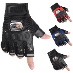 Performance Fingerless Personalized Studded Half-Finger Fashion Trendy Punk Street Dance Men's Half-Finger Floor Dance Gloves