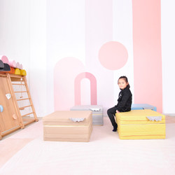 Baby Crawling Mat, Children's Foldable Home Anti-Fall Mat, 10cm Thickened Non-Slip Waterproof Play Mat, Climbing Wall Floor Mat