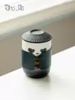 bộ ấm trà cao cấp Trái tim cũng tốt như người nổi tiếng trên mạng Panda Quick Cup Bộ trà du lịch di động Túi lưu trữ Trà gốm tách trà Tách nước bình pha trà thủy tinh có lõi lọc