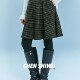 Chen Shiwu 24 autumn and winter retro plaid A-line mid-skirt niche design woolen small high waist umbrella