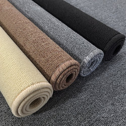 Gray Office Carpet, Fully Covered Living Room, Large Area Commercial Vacuum Cleaner, Soundproofing and Shock-Absorbing Gaming Chair Floor Mat