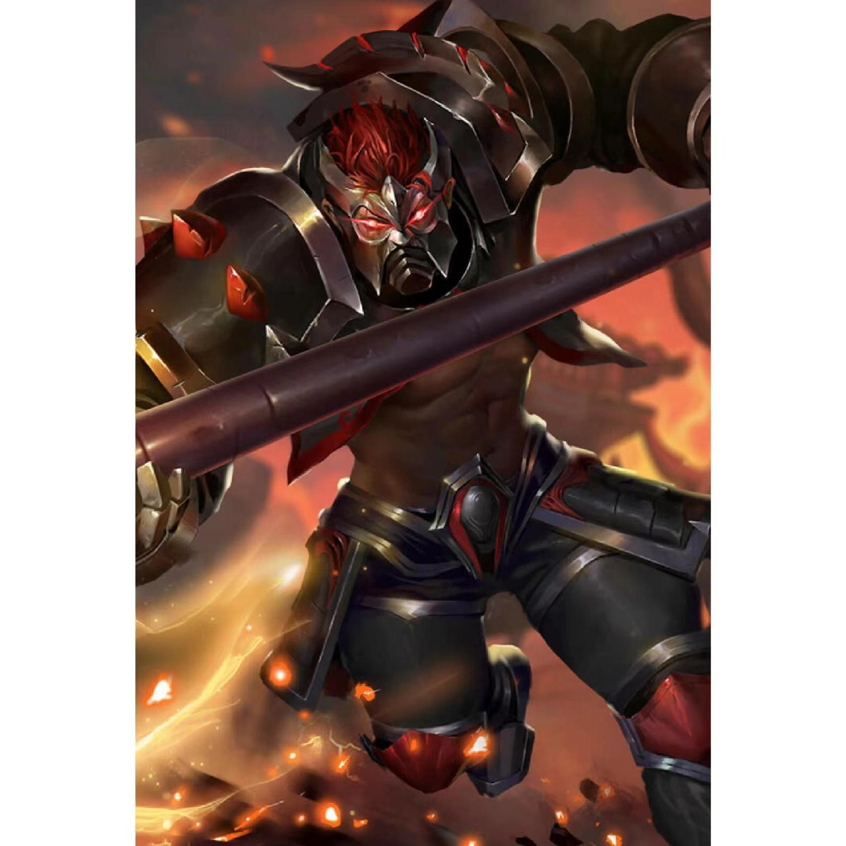 王者荣耀新皮肤典韦卡通人物diy钻石画学生益智小件手工装饰礼物