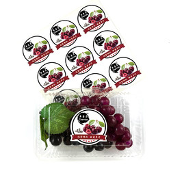 Intelligent Cherry Stickers, Labels, Self-Adhesive, Waterproof, Non-Drying Adhesive Fruit Stickers, Fruit Store Supermarket Trademark Stickers, Universal