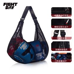 Fightday Single-Shoulder Crossbody Boxing Bag Training Sports Mesh Pouch Boxing Fighting Protective Gear Glove Storage Bag