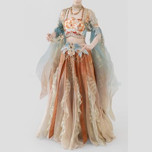 
Original Hanfu for women [Yunjianshanze-Yingxiu] Exotic style Dunhuang Feitian Western Region style ethnic costumes