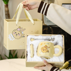 Chiikawa Usagi Mug Birthday Gift for Best Friend, Boyfriend/Girlfriend, Sister, Cute Ceramic Water Cup Gift