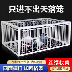 Fully Automatic Outdoor Bird Trap Cage with a Door for Catching Pigeons, Encrypted Version, Outdoor Trap That Only Lets Birds in and Not Out