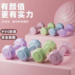 Adjustable Dumbbells, 2kg Pair of Dumbbells, 3kg Fitness Equipment, Home Barbell Kettlebell for Strength Training