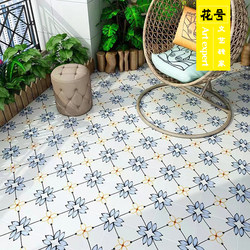 Moroccan Balcony Parquet Bathroom Small Tiles Kitchen Courtyard Flower Tiles Retro Floor Tiles 200X200