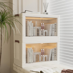 Convertible Storage Cabinet for Bay Windows, Bookshelf, Storage Cabinet, Foldable Bookshelf, Floor-Standing Shelf, Wall-Mounted for Students and Children