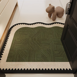 High-End Vintage-Style Entrance Door Mat, Household Door Mat, Stain-Resistant Foot Mat, Special Anti-Slip Carpet for the Entrance