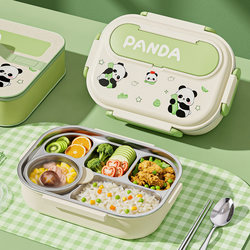 Food-Grade 316 Stainless Steel Insulated Lunch Box for Children and Primary School Students, Special Lunch Box with Separate Plates