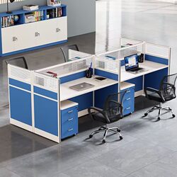 Staff Desks for 4/6 People, Employee Desks, Computer Workstations, Office Cubicles, Workstation Partitions