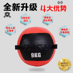Medicine Ball Fitness Wall Ball Weighted Ball Eco-Friendly Non-Elastic Solid Yoga Soft Wall Ball Training Fitness Equipment Wall Ball