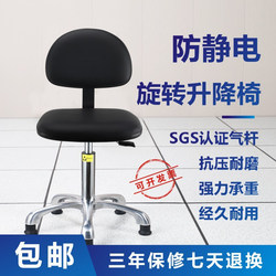Industrial Style Anti-Static Adjustable Chair Laboratory School Workshop Assembly Line Office Height-Adjustable Stool