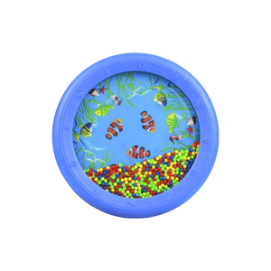 Olff Pat lesson Ocean Drum Professional Wooden Waves Drum imitation sound instrument Early tutoring children's toy hand shot drum
