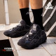 Peak style 6371 sound wave casual shoes men 2023 spring and summer retro cushioning soft sole heightened couple dad shoes women