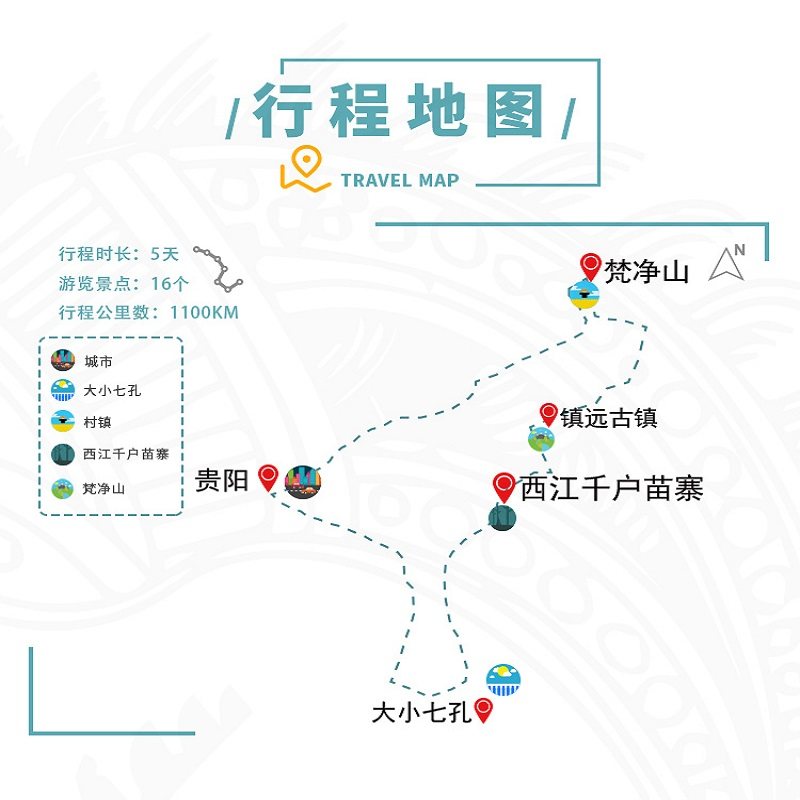 贵阳出发贵州6天5晚跟团游黄果树荔波小七孔加榜梯田西江千户苗寨