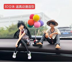 Luffy Yukino Car Ornaments, Popular One Piece Character Figures, New Car Decorations for the Dashboard