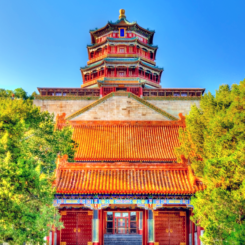 北京颐和园+圆明园一日游 车费+门票+导游丨上门接/含餐丨无购物