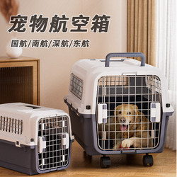 Iata Air China China Southern Airlines Pet Airline Crate Cat Airplane Shipping Box Dog Cage Portable for Large Dogs