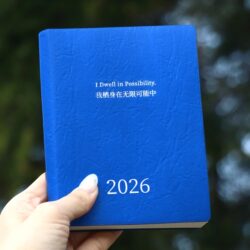 Poemsforyou Original Poetry Journal 2026 Planner Two Days Per Page Portable Pocket A6 Notebook Planner High-Value Gift for Girls Birthday Gift New Year Gift