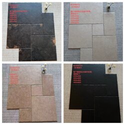 Original Antique Castle Brick Round-Edged Limestone Tiles in Various Sizes, Mixed and Matched, Non-Slip, for Courtyard, Kitchen, and Bathroom Flooring