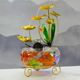 
Mengli lotus fish tank flowing water fountain ornament u decorative humidifier opening gift (large gradient water wheel)