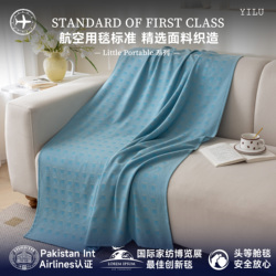 Little Portable First Class Series Anti-wrinkle Brushed Blanket Nap Blanket-wales Grunge Portable