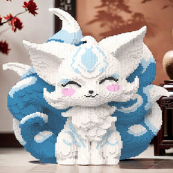 Extra-Large Nine-Tailed Fox Building Blocks 50,000 Pieces Adult Version Assembly Toy 3D Stereo Puzzle for Boys and Girls 2025 New Model