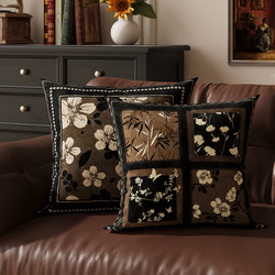 Vintage-Style Living Room Sofa Cushion Cover, Backrest Cushion, Pillowcase, Bed, Car, American Light Luxury Bay Window Pillow Insert
