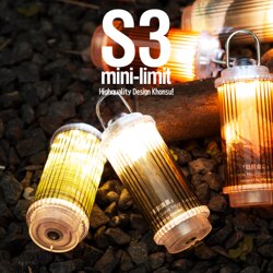 Khonsu/Kongsu S3Mini Transparent Version Camping Light Rechargeable Multi-Functional Tent Camp Light Led Lighting