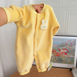 Baby One-Piece Warm Autumn and Winter Double-Sided Fleece Romper for Boys and Girls, Class a Baby Clothes, Newborn Clothes, Baby Clothes