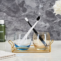 Mouthwash Cup, Household Wash Cup, Toothbrush Cup, Couple Glass Cup, Simple and Stylish, Hotel, Guesthouse, Commercial, Trendy