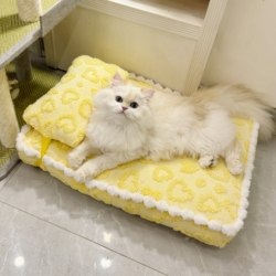 Cat Bed for Winter Warmth, Suitable for All Seasons, Pet Bed for Cats and Dogs, Pet House for Sleeping, Winter Cat Sofa, Cat Mat
