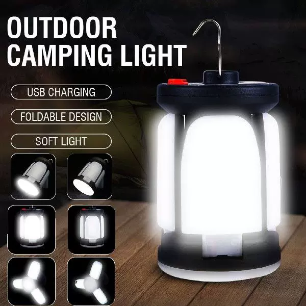 High Power Solar LED Camping Lantern Rechargeable 4500mAh 10-Taobao