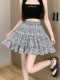 La Chapelle chiffon floral skirt skirt women's high waist slimming 2025 new summer a-line short skirt