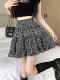 La Chapelle chiffon floral skirt skirt women's high waist slimming 2025 new summer a-line short skirt